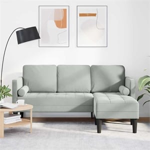 Vidaxl Sofa Set in Light Gray