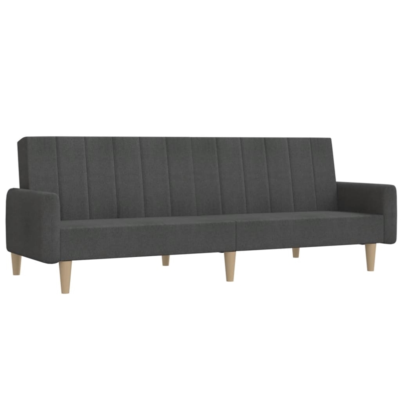 Vidaxl Wooden Frame Sofa Bed in Dark Grey