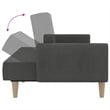 Vidaxl Wooden Frame Sofa Bed in Dark Grey