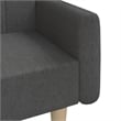 Vidaxl Wooden Frame Sofa Bed in Dark Grey