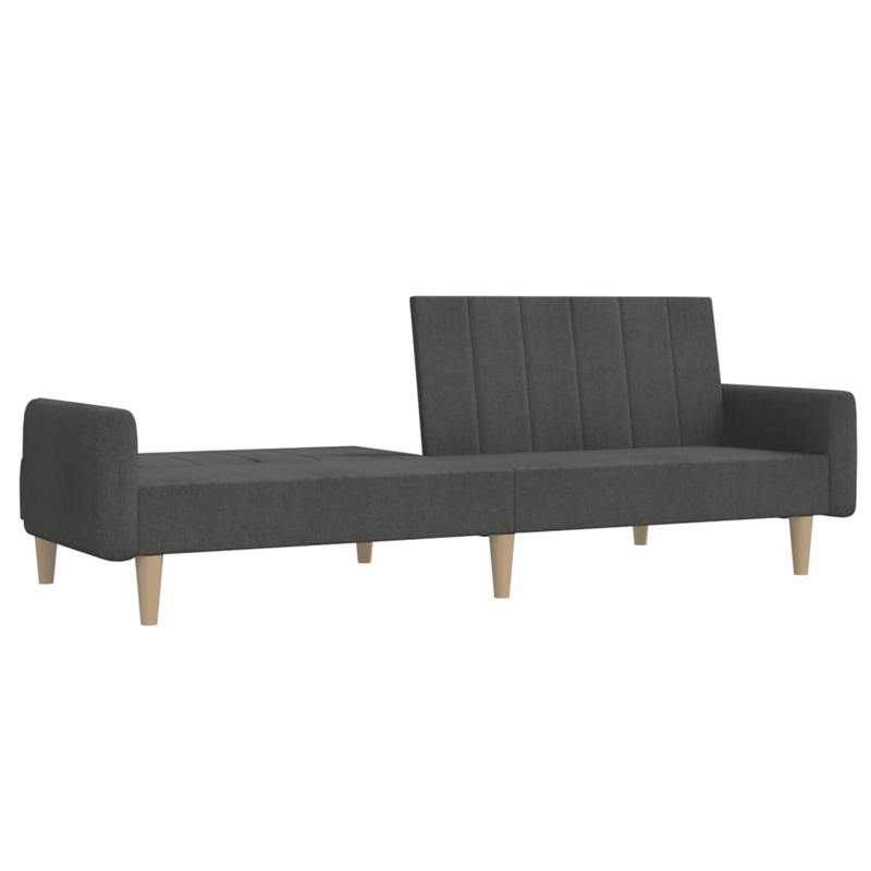 Vidaxl Wooden Frame Sofa Bed in Dark Grey