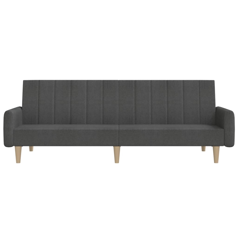 Vidaxl Wooden Frame Sofa Bed in Dark Grey
