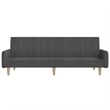 Vidaxl Wooden Frame Sofa Bed in Dark Grey