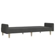Vidaxl Wooden Frame Sofa Bed in Dark Grey