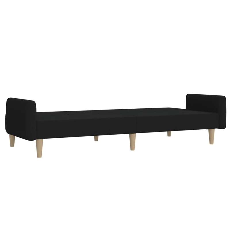 Vidaxl Sofa Bed in Black Polyester