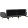 Vidaxl Sofa Bed in Dark Grey Fabric