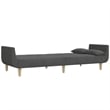 Vidaxl Sofa Bed in Dark Grey Fabric