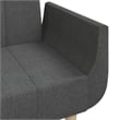 Vidaxl Sofa Bed in Dark Grey Fabric