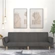 Vidaxl Sofa Bed in Dark Grey Fabric