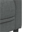 Vidaxl Single Sofa Chair in Dark Gray Polyester