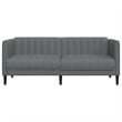 Vidaxl 2-Seater Sofa in Dark Grey Polyester