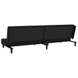 Vidaxl Sofa Bed in Black Polyester