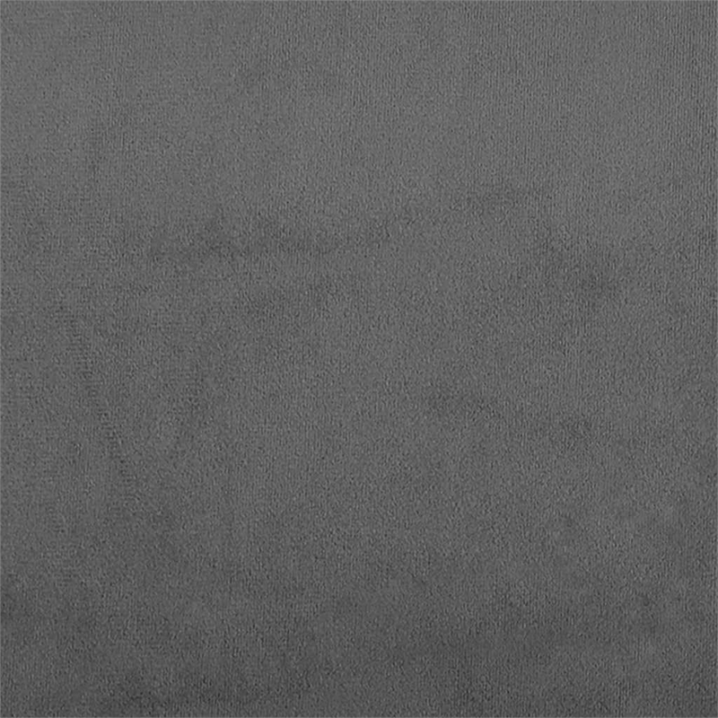 Vidaxl Sofa Bed in Dark Grey Polyester Velvet