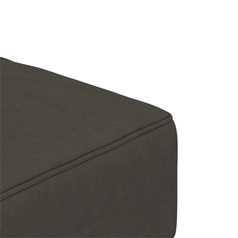 Vidaxl Sleeper Sofa Bed in Dark Gray Velvet