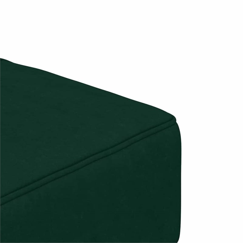 Vidaxl 2-Seater Sofa Bed in Dark Green Velvet