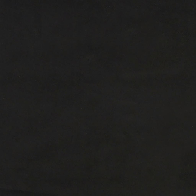 Vidaxl 2-Seater Sofa Bed in Black Polyester Velvet