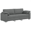 Vidaxl Sofa with Cushion in Dark Gray