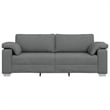 Vidaxl Sofa with Cushion in Dark Gray