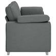 Vidaxl Sofa with Cushion in Dark Gray