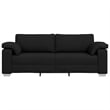 Vidaxl Sofa with Cushion in Black