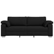 Vidaxl Sofa with Cushion in Black
