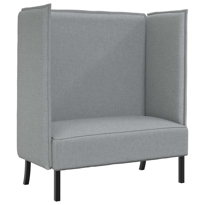 Vidaxl Highback Sofa in Light Gray