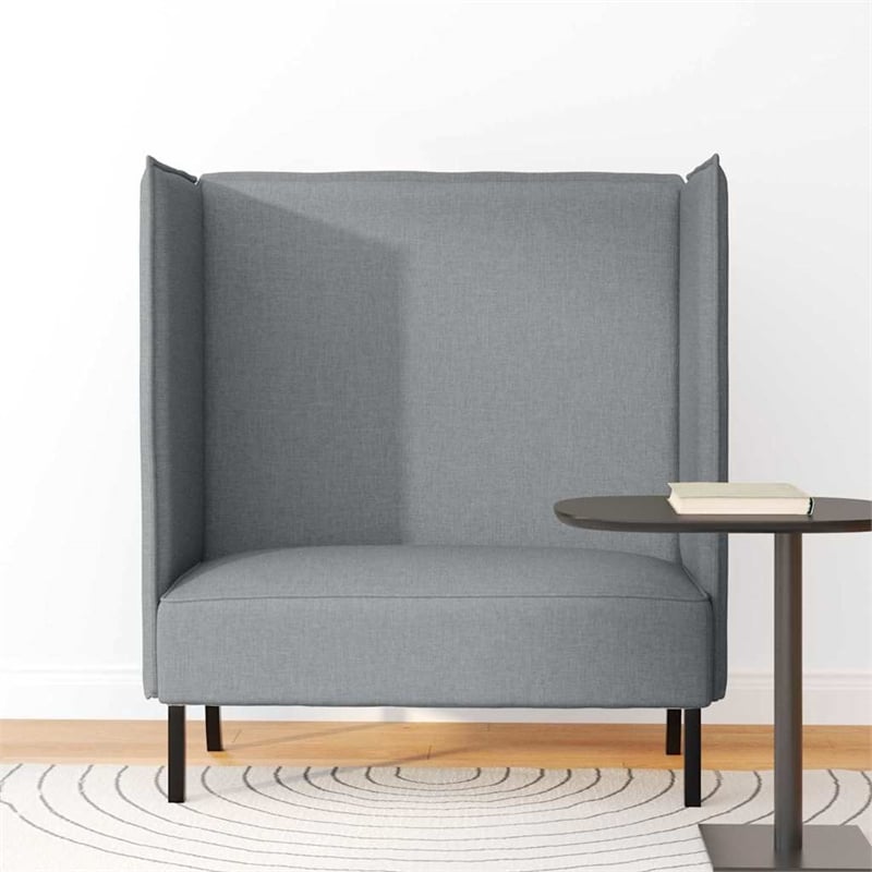 Vidaxl Highback Sofa in Light Gray