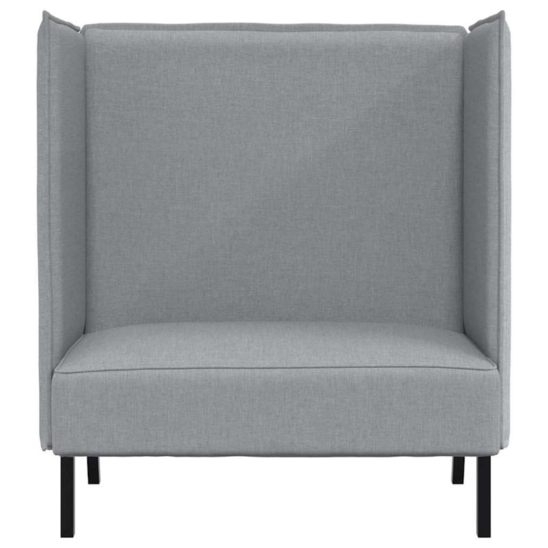 Vidaxl Highback Sofa in Light Gray