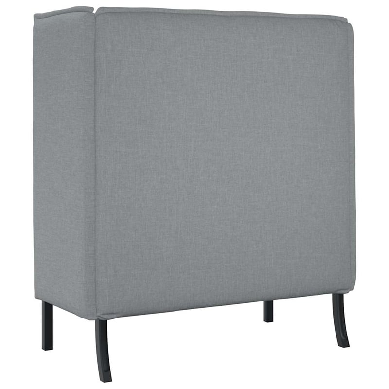 Vidaxl Highback Sofa in Light Gray