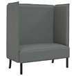 Vidaxl Highback Sofa in Dark Gray