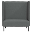 Vidaxl Highback Sofa in Dark Gray