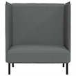 Vidaxl Highback Sofa in Dark Gray