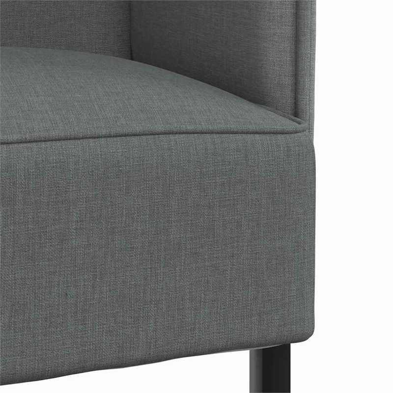 Vidaxl Highback Sofa in Dark Gray