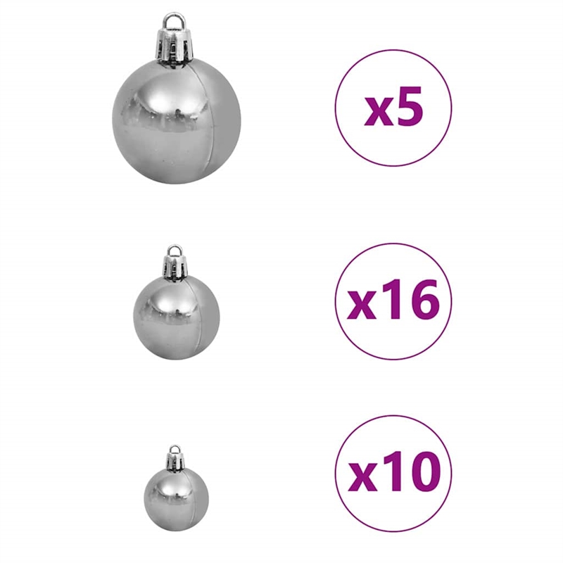 vidaXL Artificial Christmas Tree with Stand Green 50.5 x 50.5 x 180 cm