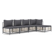 vidaXL Garden Lounge Set in Anthracite/Gray