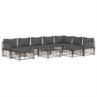 vidaXL Garden Lounge Set Set of 10 in Anthracite