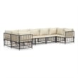 vidaXL Garden Lounge Set in Anthracite & Beige