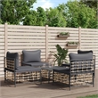 vidaXL Garden Lounge Set Set of 5 in Anthracite