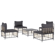 vidaXL Garden Lounge Set Set of 5 in Anthracite