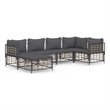 vidaXL Garden Lounge Set in Anthracite/Gray