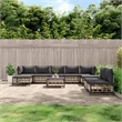 vidaXL Garden Lounge Set Set of 10 in Anthracite