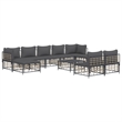 vidaXL Garden Lounge Set Set of 10 in Anthracite