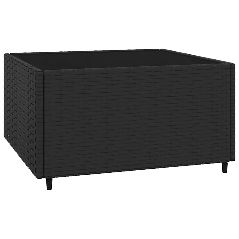 vidaXL Patio Lounge Set in Black