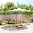 vidaXL Solid Acacia Wood Medium-Large Pallet Sofa Set in Natural Wood