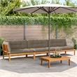 vidaXL 4 Piece Pallet Sofa Set in Taupe