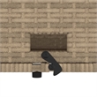 vidaXL 2-Seater PE Rattan And Powder-Coated Steel Patio Sofa in Beige