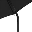 vidaXL PE Rattan Patio Sofa in Black