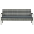 vidaXL 3-Seater Patio Sofa in Gray