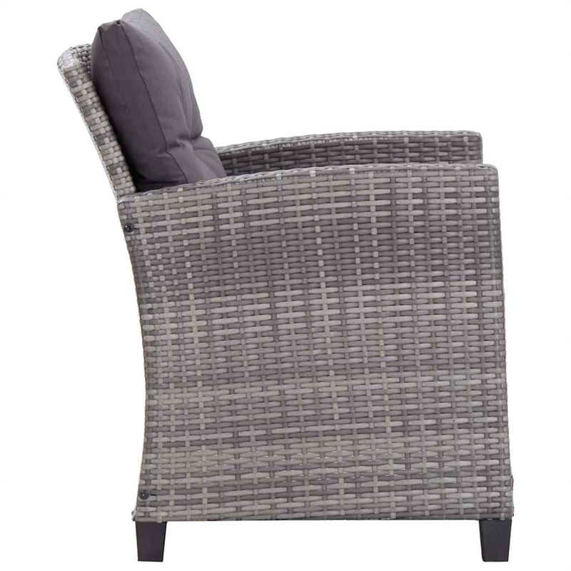 vidaXL 6 Pcs Garden Sofa Set in Dark Grey