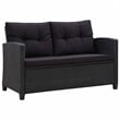 vidaXL 6 Pcs Garden Sofa Set in Black